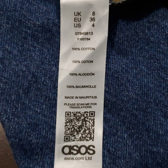 𝅺ASOS Denim Maternity Bootcut Western Cowgirl Comfort Jeans NWT - Bootcut - Picture 9 of 9